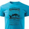 Pánské tričko Tatínek rybář tyrkysové