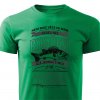 Pánské tričko Tatínek rybář zelené