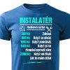 Pánské tričko Tričko Instalatér - sazba
