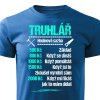 Pánské tričko Tričko Truhlář sazba modrá