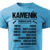Pánské tričko Tričko Kameník - sazba