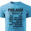 Pánské tričko Tričko Podlahář - sazba - Tyrkysové