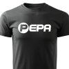 Pánské tričko Logo Pepa černé