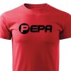 Pánské tričko Logo Pepa červené