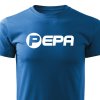 Pánské tričko Logo Pepa modré
