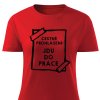 cestne prohlaseni damske tricko cervene