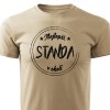 Tričko s potiskem Nejlepší Standa v okolí - pískové