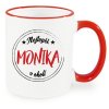 Hrnek Nejlepší Monika v okolí - červený