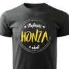 Pánské tričko Nejlepší Honza v okolí - černé