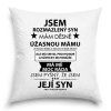 Polštář - Jsem rozmazlený mámy syn