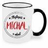 Hrnek Nejlepší Michal v okolí - černý