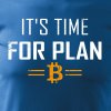 Pánské tričko Bitcoin - It´s time for plan B - náhledahled