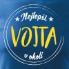 nejlepsi vojta v okoli pánské tričko modré výřez