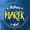 Nejlepší Marek v okolí pánské tričko modré výřez