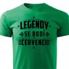 Pánské tričko Legendy se rodí v červenci zelené