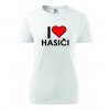 Dámské tričko I love hasiči