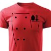 Pánské tričko s potiskem Rondon pro kuchaře - červené