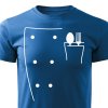 Pánské tričko s potiskem Rondon pro kuchaře - modré