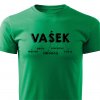 Pánské tričko Vašek jméno zelené