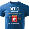 Pánské tričko Nejlepší dárek pro dědu modrá