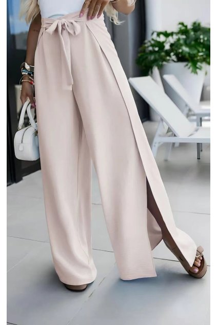 Dámské kalhoty pantalon Sola béžové