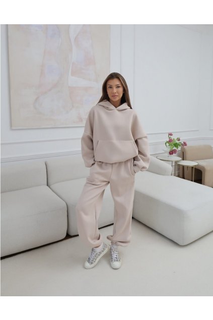 oversize tracksuit beige lenacofashion