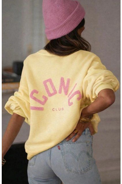 mikina Iconic Yellow lenacofashion