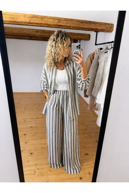 Volny pruhovany set lenacofashion