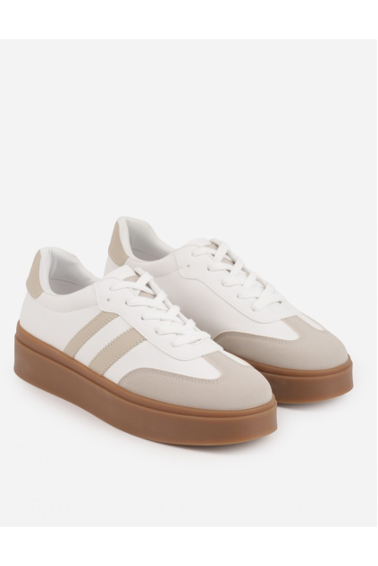 Dámské platformové tenisky Beige Style
