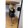 černé denim kraťasy Ruby s kamínky II lenacofashion jpg