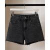 černé denim kraťasy Ruby s kamínky lenacofashion jpg