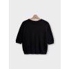 pull tres doux en melange de laine col rond et manches longues noir 68f73b778e3c8