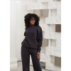 antracit Oversized Fit Casual Sport Tracksuit lenacofashion