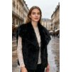 veste faux fur black vesta kožich černý lencofashion