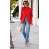 blazer wrap red Lenacofashion.cz