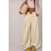 wide leg jeans yellow lenacofashion