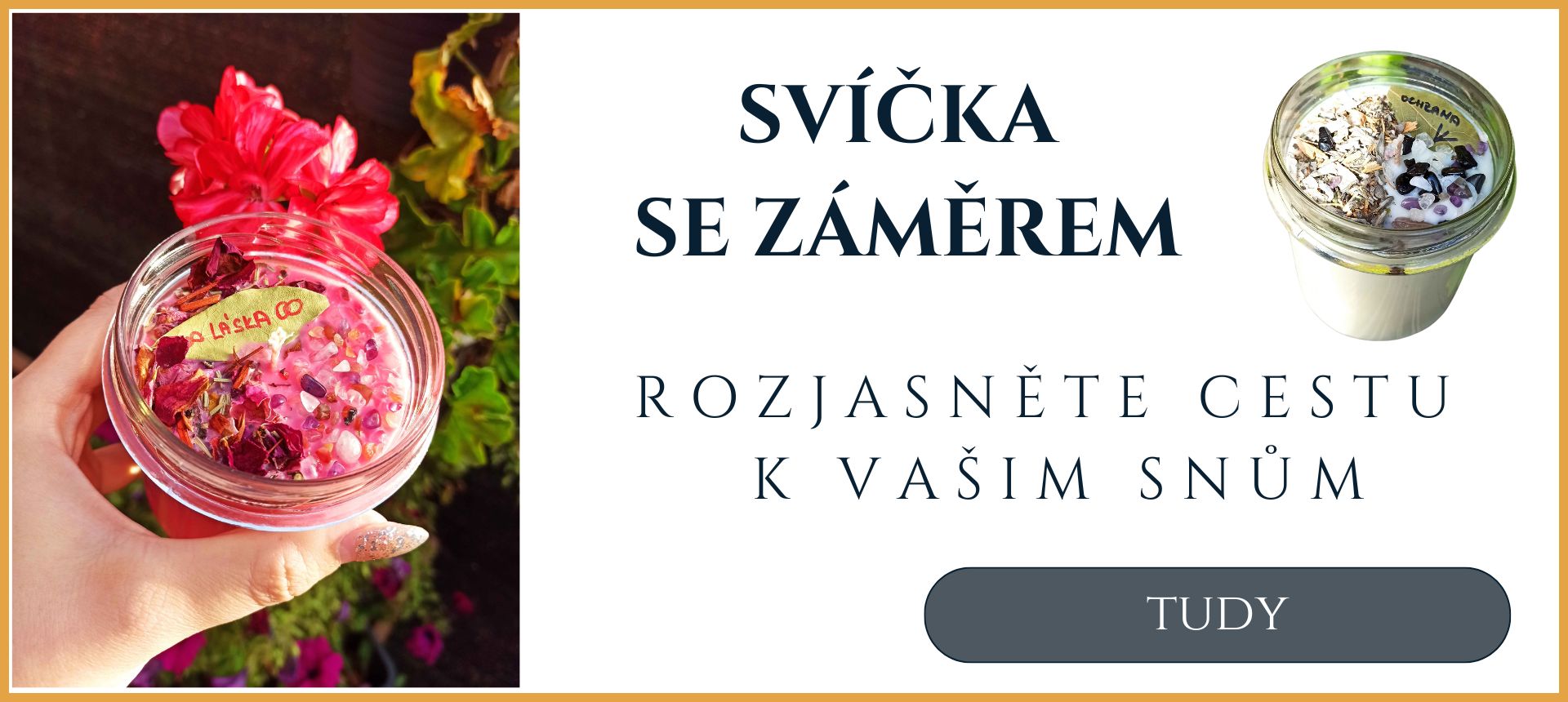 Svíčky s minerály