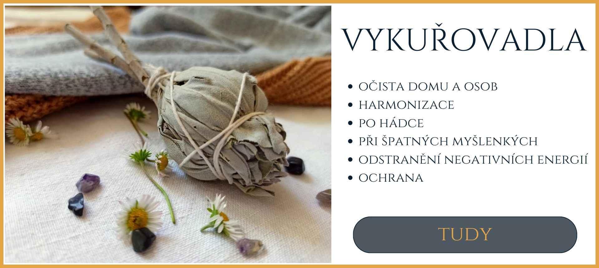 Vykuřovadla - palo santo, bílá šalvěj