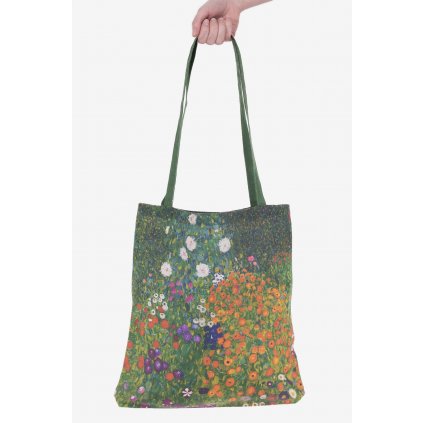 Taška Gustav Klimt Květinová zahrada / Flower Garden