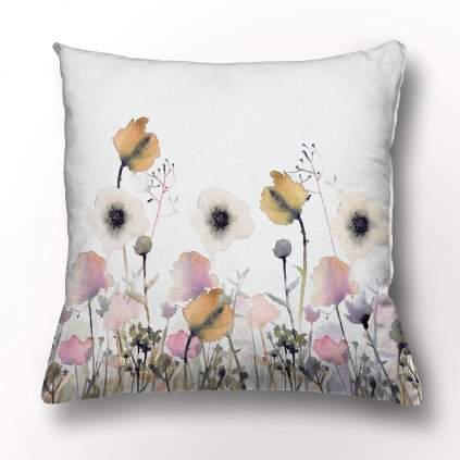 2618 povlak na polstar letni louka verze ruzova 45x45