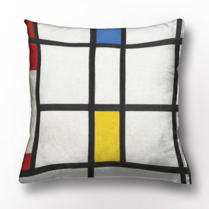 Povlak na polštář Piet Mondrian Composition II 45x45