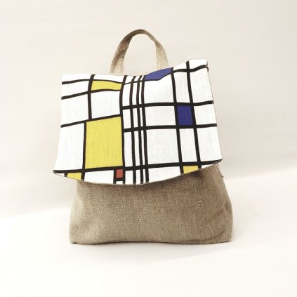 Dámský batoh 100 % len Piet Mondrian Composition II