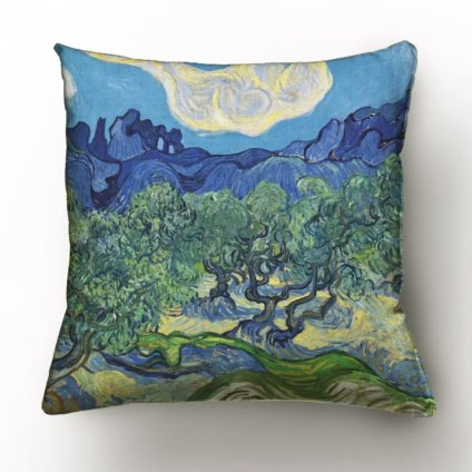 4570 povlak na polstar vincent van gogh olivove stromy olive trees 45x45