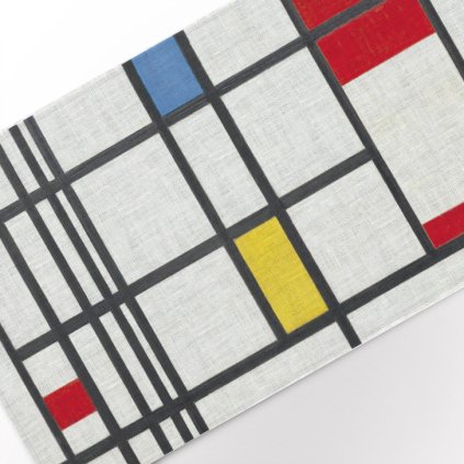 Běhoun na stůl Piet Mondrian Kompozice / Composition