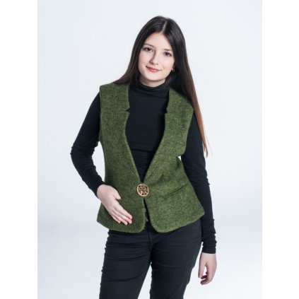 Dámská vesta 100% vlna IGA