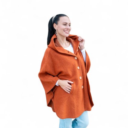 Dámské pončo 100% vlna MOLLY