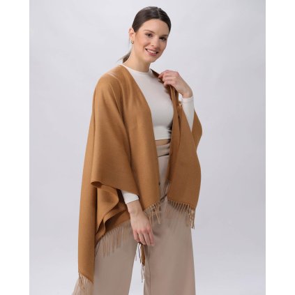 Fraas pončo jednobarevné