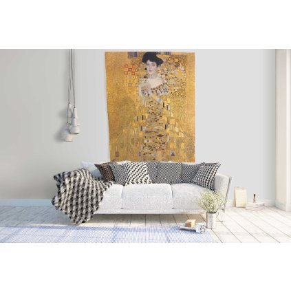 Tapiserie 100 % len, Gustav Klimt Adele Bloch Bauer, 140x200 cm