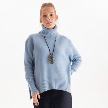 Dámský rolák Clara v modré barvě