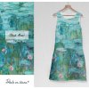 Šaty midi Claude Monet Lekníny / Water Lilies (Velikost EU 50)
